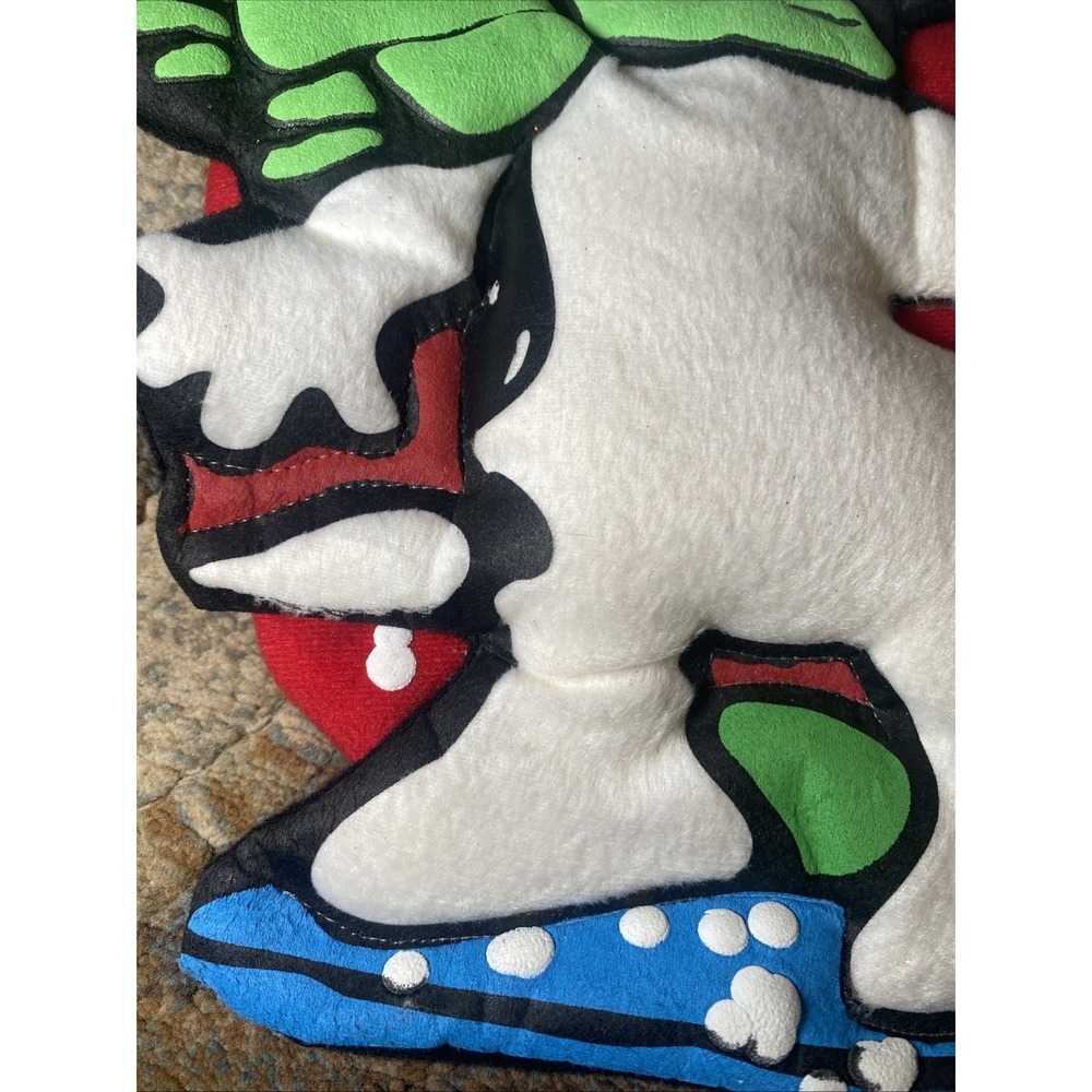 Kurt Adler Peanuts Stocking Snoopy Woodstock Snowboarding Christmas Puffy 3D - Picture 3 of 7